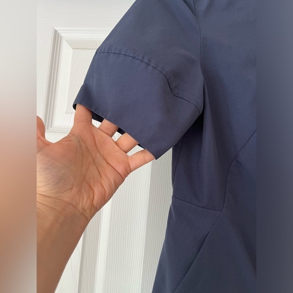 COS Blue short sleeve zip up jacket- Size 2 - Picture 5 of 8